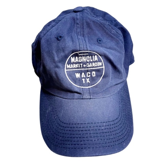 Port Authority Accessories - Magnolia Market & Garden Waco TX Unisex Blue Washed Baseball Style Hat